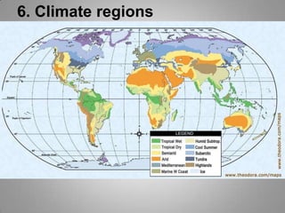 6. Climate regions