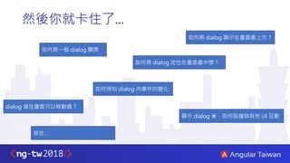 Angular Taiwan 2018 - Angular CDK | PDF