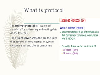 client server protocol | PPTX | Email | Internet