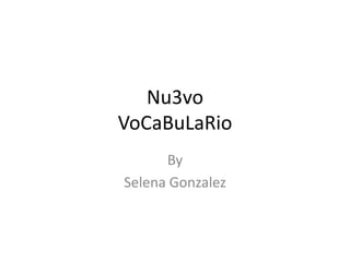Nu3voVoCaBuLaRio By  Selena Gonzalez 