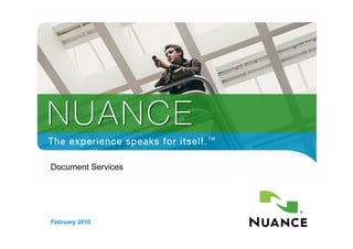 Document Services




     February 2010
50
 