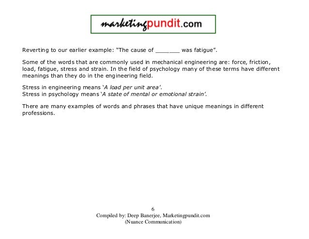 nuance example