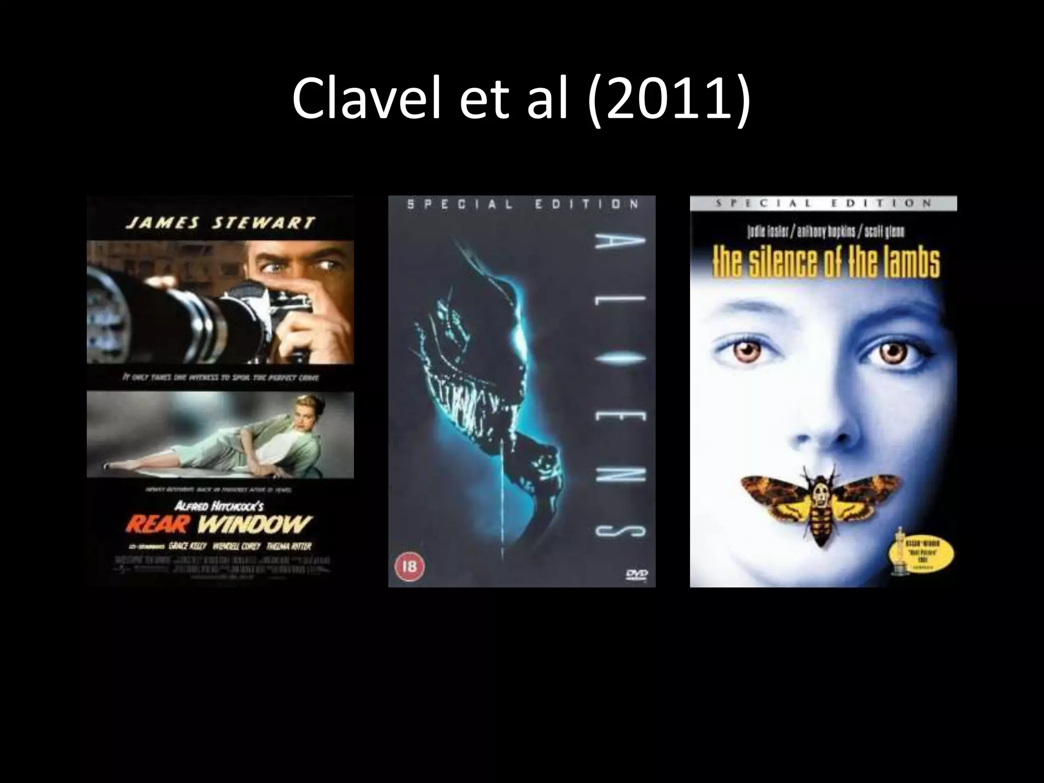 Clavel et al (2011)
 