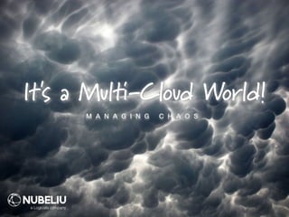 It's a Multi-Cloud World!
M A N A G I N G C H A O S
 