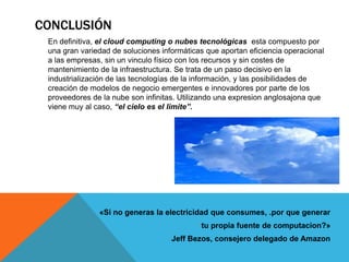 Interdependencia con los proveedores de servicios  dada la centralización de información en la nube