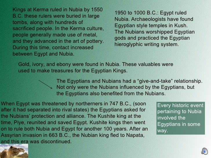 How did Egypt and Nubia unite in 747 BC?
