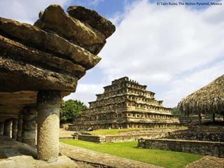 El Tajin Ruins, The Nichos Pyramid, Mexico 