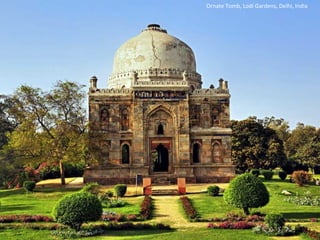 Ornate Tomb, Lodi Gardens, Delhi, India 