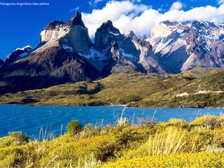 Patagonia-Argentina lake pehoe 