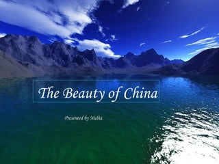 The Beauty of China Presented by Nubia 