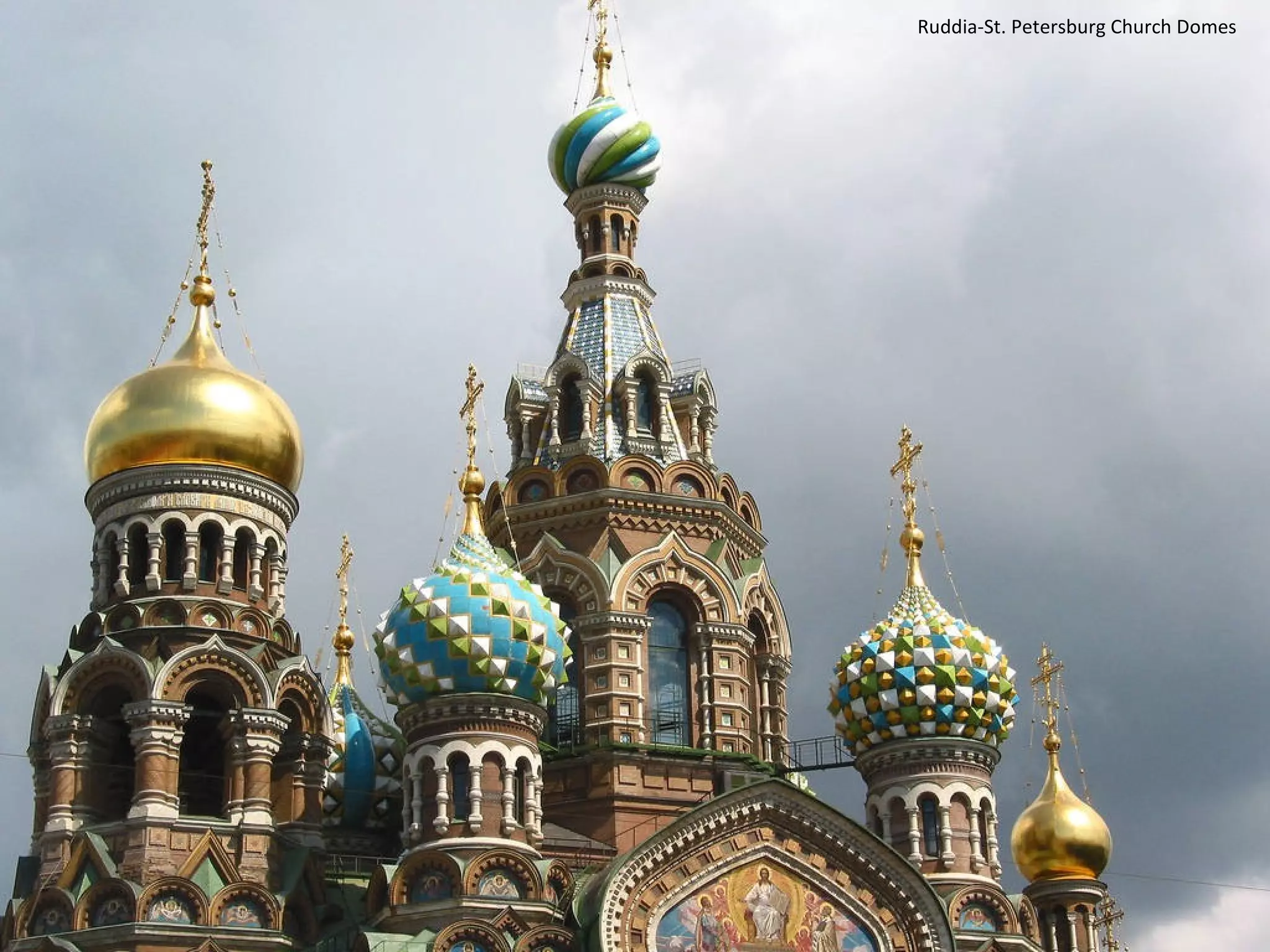 Ruddia-St. Petersburg Church Domes
 