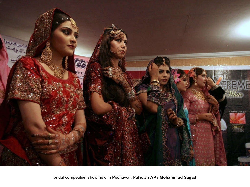 bridal competition show held in