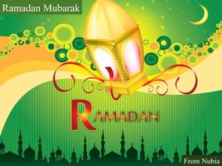 Ramadan Mubarak From Nubia_Group 