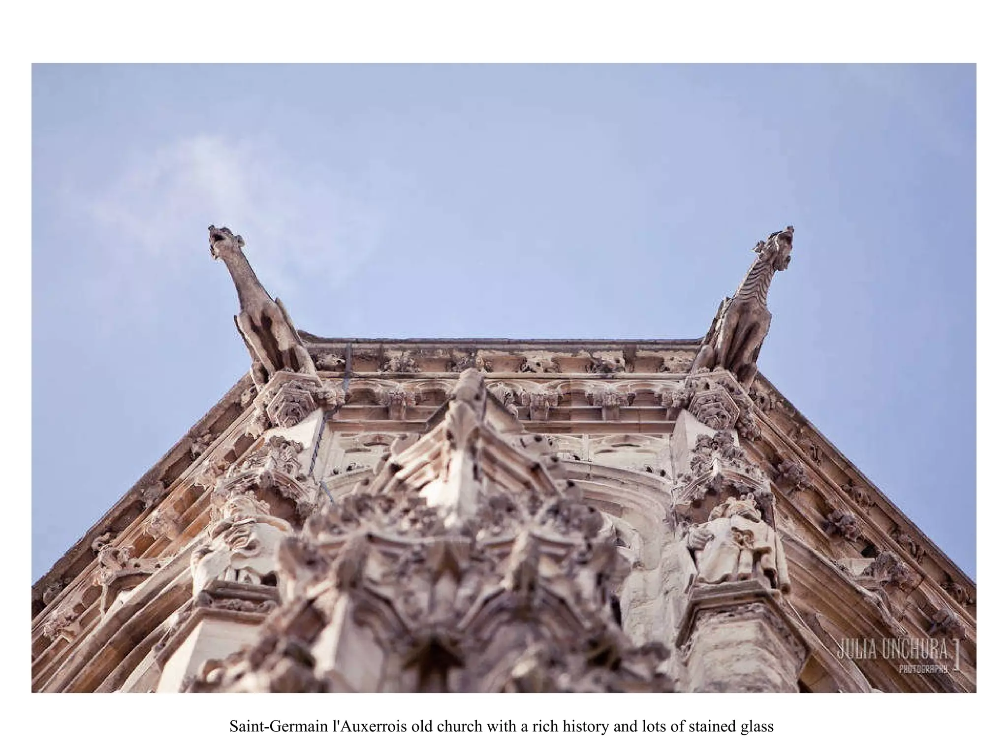 Saint-Germain l'Auxerrois old church with a rich history and lots of stained glass  