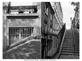 Upstairs awaits us reward - a beautiful view over the city!  