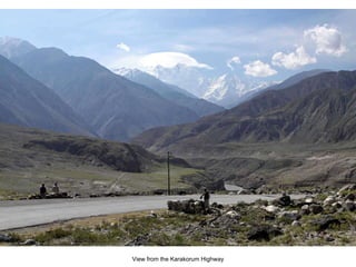 View from the Karakorum Highway 
