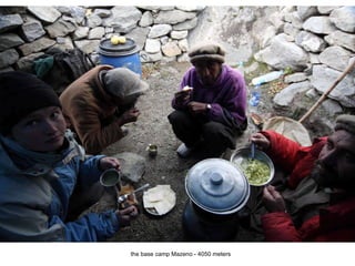 the base camp Mazeno - 4050 meters 