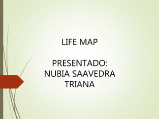 LIFE MAP
PRESENTADO:
NUBIA SAAVEDRA
TRIANA
 