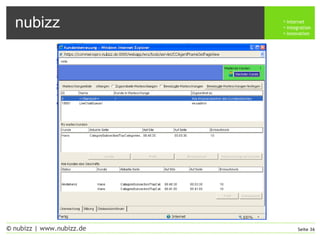 nubizz internet
integration
innovation
Seite 36© nubizz | www.nubizz.de
 