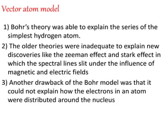 Vector Atom Model Notes.pdf Nuclear | PPTX