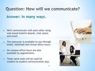 Read information on Online Etiquette (use the back button to come back and finish the presentation).  4