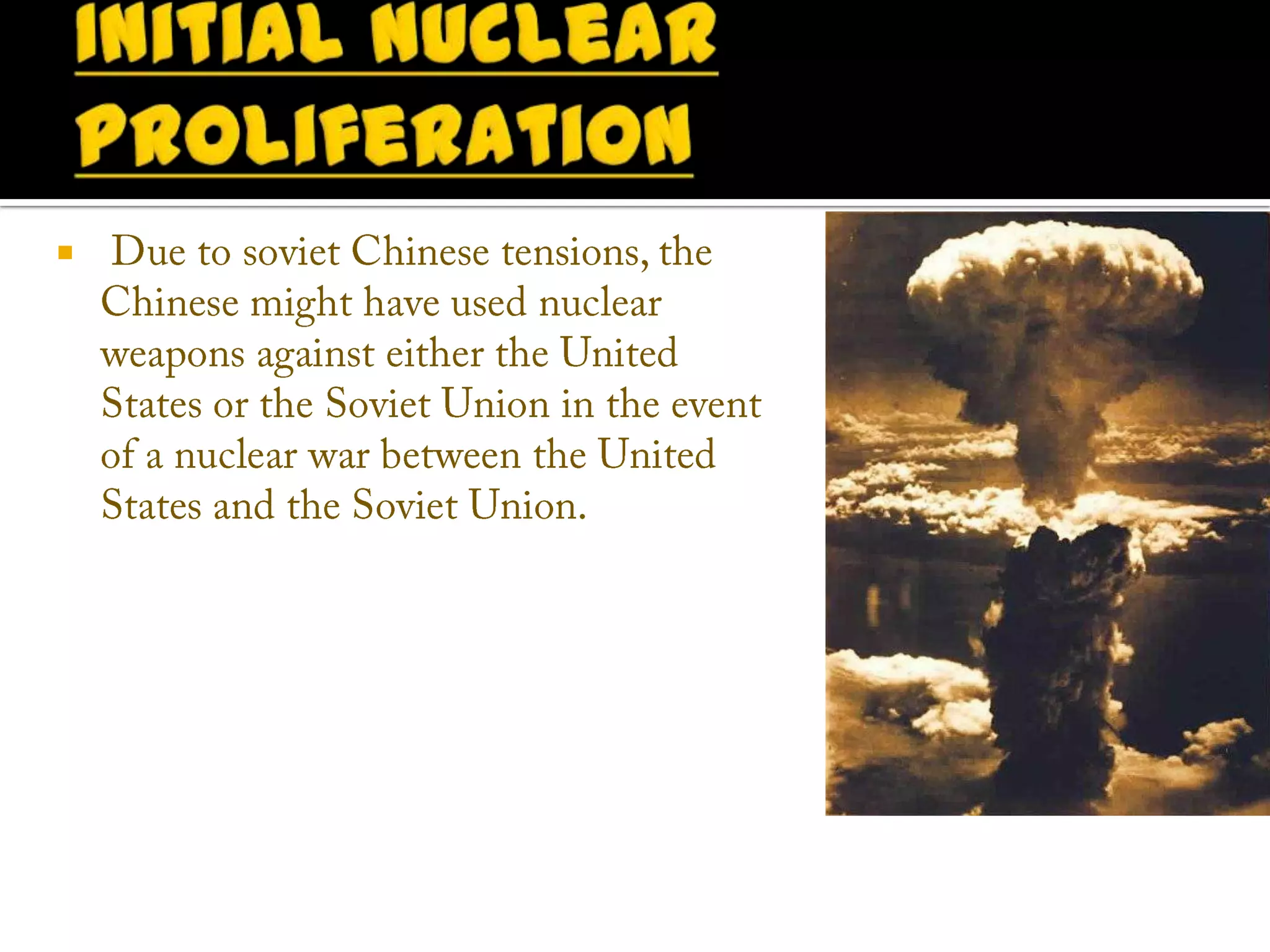 Nuclear Races Slide Nuclear arms race bader | PPTX | Arms & Ammunition | Sensitive Topics