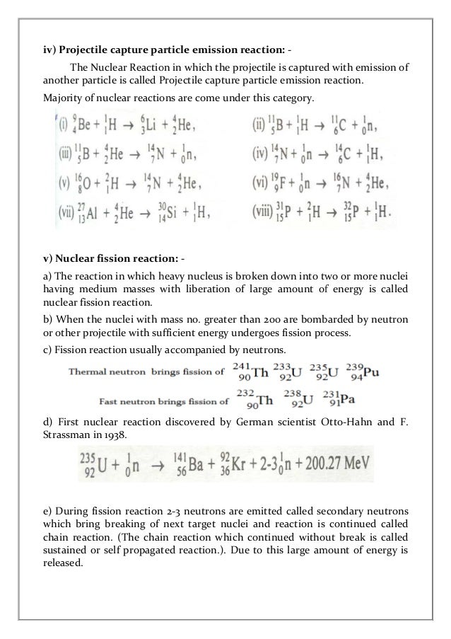 Nuclear Chemistry B Sc Iii