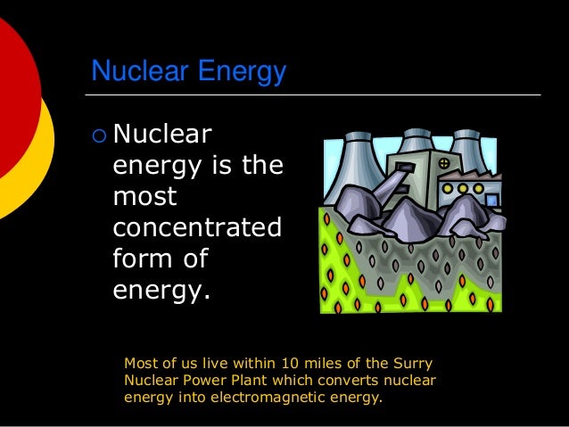 Nuclear energy