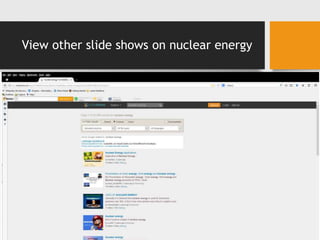 View other slide shows on nuclear energy
 