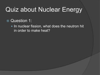 Nuclear Energy For Kids!