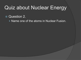 Nuclear Energy For Kids!
