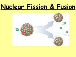 Nuclear Fission & Fusion
 