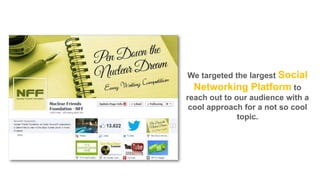 We targeted the largest Social
Networking Platform to
reach out to our audience with a
cool approach for a not so cool
topic.

 