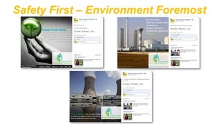 Safety First – Environment Foremost

 