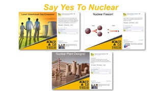Say Yes To Nuclear

 