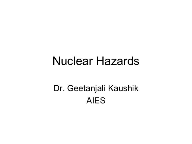 Nuclear Hazards