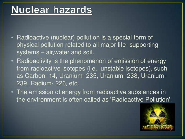 Nuclear Hazards