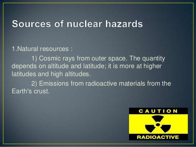 Nuclear Hazards