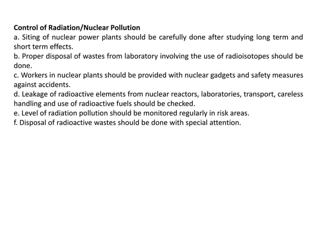 Nuclear hazards and human health PPT