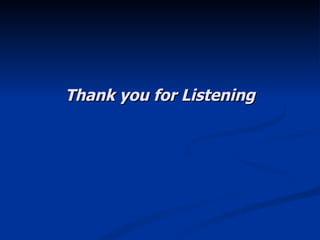 Thank you for Listening 