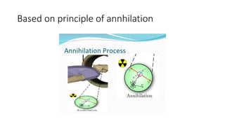 Based on principle of annhilation
 