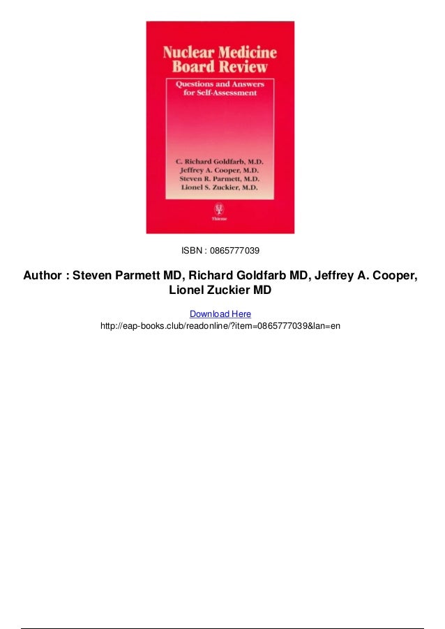 Nuclear medicine board review questions and answers for self assessment pdf