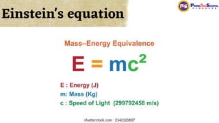 Einstein's equation
 