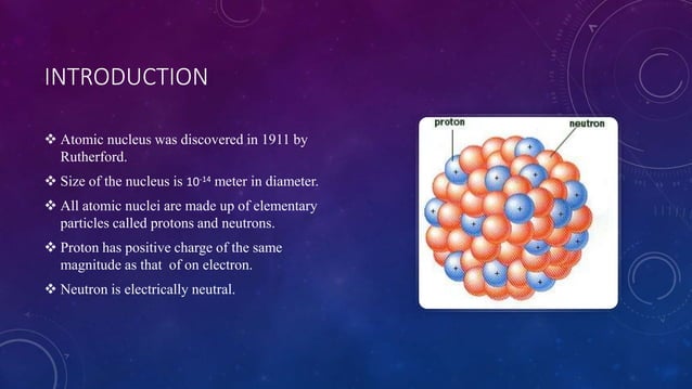 Nuclear physics ppt | PPTX | Chemistry | Science