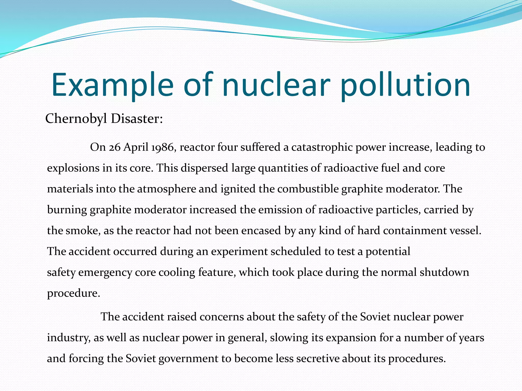  Nuclear Experiments.