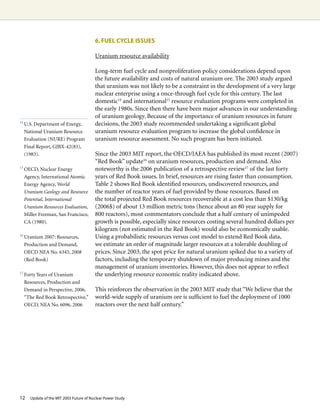 MIT - Future of Nuclear Power | PDF
