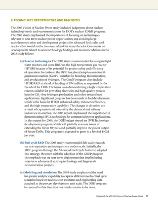 MIT - Future of Nuclear Power | PDF