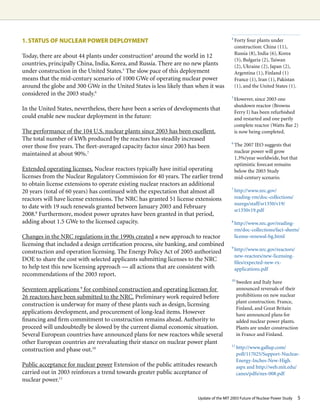 MIT - Future of Nuclear Power | PDF