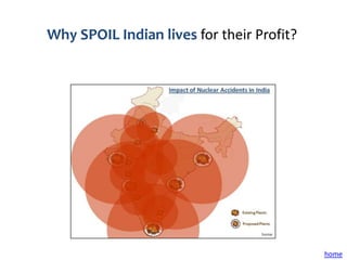 Why SPOIL Indian lives for their Profit?




                                           home
 