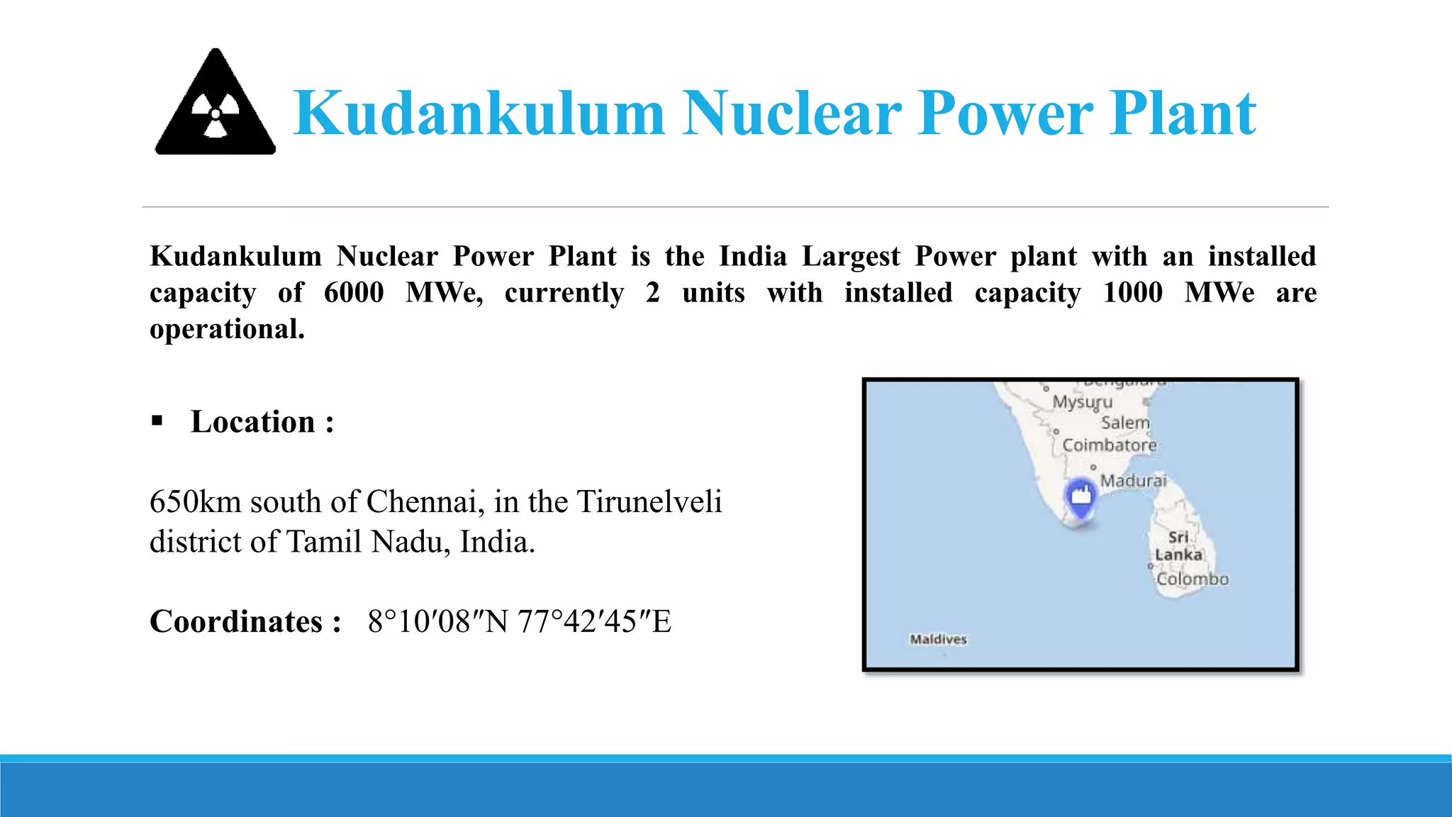 Kudankulum Nuclear power plant | PPTX